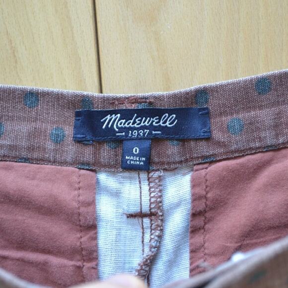 Madewell Polka Dot Shorts Size 0 - Picture 2 of 3
